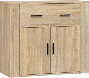 vidaXL sonoma tölgy színű szerelt fa tálalóasztal 80x33x70 cm