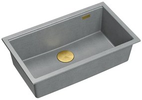 gránit mosogató Logan 110 Grey Metallic