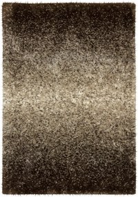 Nappali Hálószoba Szőnyeg Vastag Barna Bézs Bolyhos Puffy 120x180 cm