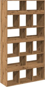 vidaXL kézműves tölgy színű szerelt fa térelválasztó 100x33x187,5 cm