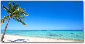 Fotó üvegkép Trópusi tengerpart 140x70