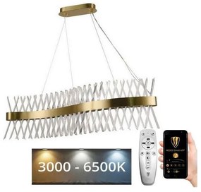 NEDES LED Dimmelhető kristály csillár zsinóron LED/95W/230V + távirányítás ND3590