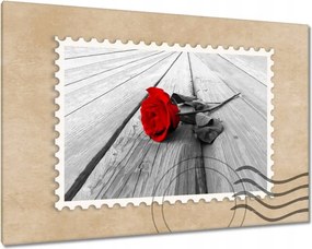 Vászonkép 60x40 Rózsa ajándék Valentin napra