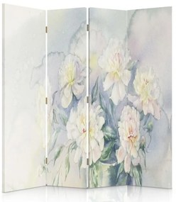 Gario Paraván Lágy pasztell virágok Méret: 145 x 170 cm, Kivitelezés: Klasszikus paraván