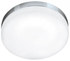 LED lámpatest , mennyezeti/fali , 16 Watt , meleg fehér , króm , IP44 , EGLO , LED LORA , 95001