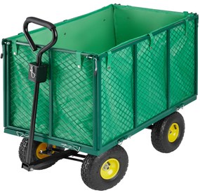 tectake 400705 kerti szállító kocsi 544kg - zöld