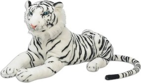 vidaXL XXL fehér tigris plüssjáték