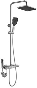 Zuhanyszett Termosztátos REA ROB Nickiel Brush INOX