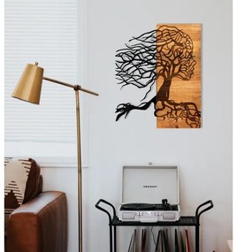 Fali dekoráció 47x58 cm Életfa fa/fém kivitelben