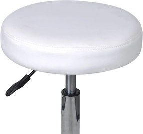 vidaXL 2 db fehér műbőr irodaszék 35,5 x 84 cm