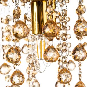 Globo 63040545 - Mennyezeti lámpa LONDON 5xE14/40W/230V átm. 46 cm arany