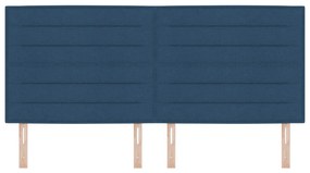 LED Fejtámla vonalak dizájn Kék 100 cm Textil