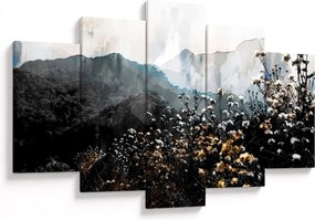 Kép - Vadvirágok illusztrációja (150x105 cm)