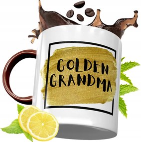 Bordó Bögre Nagymamáknak Születésnapi Ajándék fényképes nyomtatással