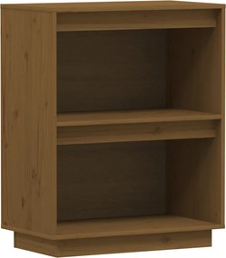 vidaXL mézbarna tömör fenyőfa tálalószekrény 60 x 34 x 75 cm
