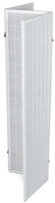 Fehér Tömörfa Paraván. EF-E803 WT