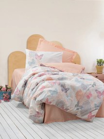 Kimela Ranforce egyszemélyes ágyneműhuzat garnitúra, rózsaszín