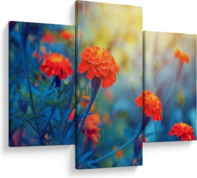 Kép - Narancssárga virágok (90x60 cm)