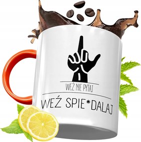 Narancssárga Bögre Vicces Ajándék