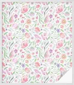 Ablakfólia Konyha Fürdőszoba Adatvédelem Virágmintás 100x116