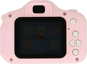 Dětský digitální fotoaparát se silikonovým obalem v podobě kočičky - rózsaszín