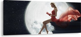 Kép - Nő a holdfényben (120x50 cm)