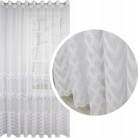 Függöny Napellenző Hímzés Háromszögek függöny 200x250 cm