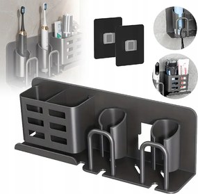 Elektromos fogkefe tartók, fali rendszerezők 2 rekesszel