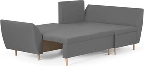 ALEX Kinyitható sarokkanapé Világosszürke