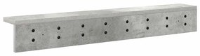 Fali Kabáthorog Beton szürke 80 x 10.5 x 10.5 cm Faanyag