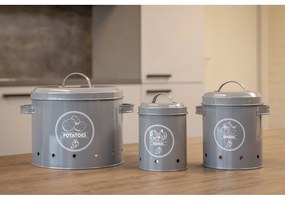 Burgonyatartó acél doboz Secret Du Potager – Esschert Design