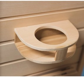 Sauna DeLuxe 4004 Carbon, világosbarna