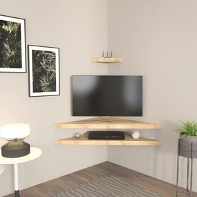 Mensi TV-állvány, tölgy, 120 cm