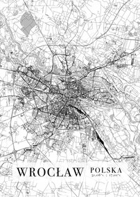 Boroszló várostérkép poszter A3 29,7x42 cm
