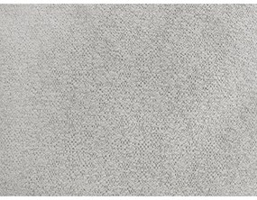 Világosszürke zsenília kinyitható-tárolóhelyes sarokkanapé (bal oldali-heverő résszel) Roxelane – Bobochic Paris