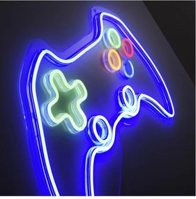 JUST LIGHT. 85022-70 - LED neon falidekoráció NEON LED/6,5W/5V gamer