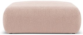 Rózsaszín buklé puff Molino – Micadoni Home