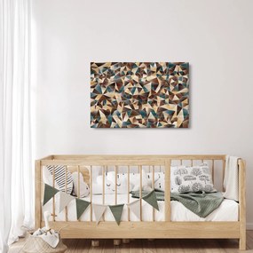 A háromszögek képe (90x60 cm)