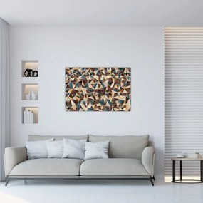 A háromszögek képe (90x60 cm)