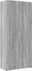 vidaXL szürke sonoma szerelt fa magasszekrény 80 x 42,5 x 185 cm