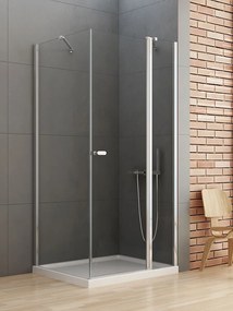 New Trendy New Soleo zuhanykabin 120x90 cm négyszögletes króm fényes/átlátszó üveg K-0651