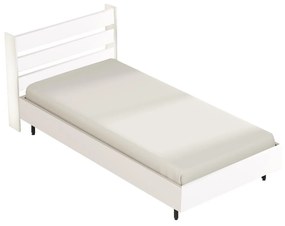 Egyszemélyes ágy 100 cm Nimelo 6 (fehér) (ágyráccsal). 1094843