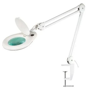 LED Asztali lámpa nagyítóval LED/9W/230V fehér