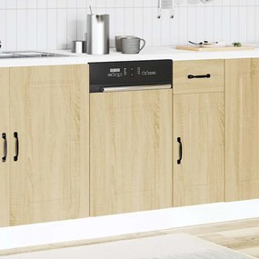 mosogatógép panel Kalmar sonoma tölgy 45x1,5x67 cm gépi fa