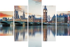 Kép - a Parlament londoni házai (150x105 cm)