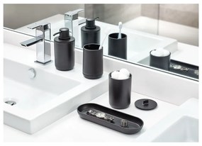 Cade Fekete szappanadagoló készlet 2 pohárral, 355 ml - iDesign