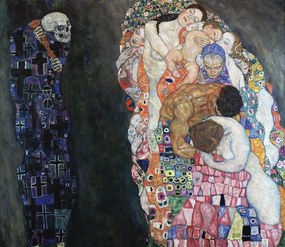 Reprodukció Life And Death (1910–1915), Gustav Klimt