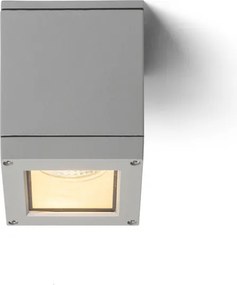 RENDL QUADRA M mennyezeti lámpa ezüstszürke 230V LED E27 8W IP54
