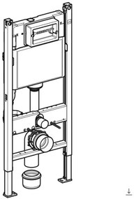 Geberit DuofixBasic fali WC-szerelőelem - 112 cm - Delta 12 cm-es falsík alatti öblítőtartállyal