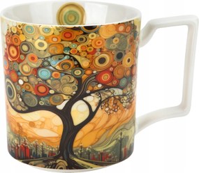 Nagy porcelán bögre 750 ml Modern Tree